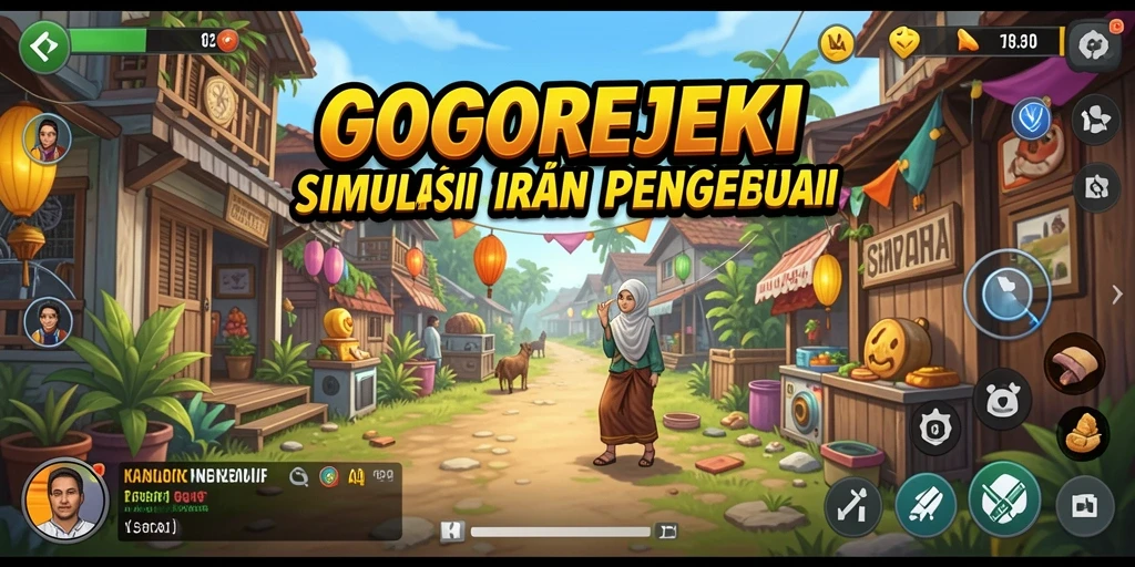 Tampilan gameplay GOGOREJEKI yang menarik dan interaktif.