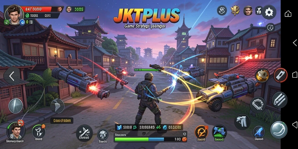 Tampilan gameplay SLG yang mendebarkan di JKTPLUS.