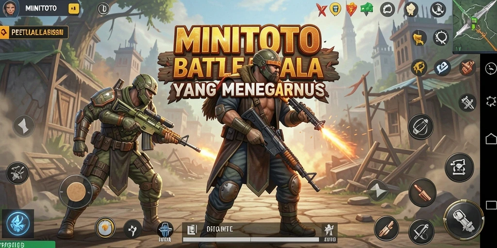 Gameplay seru MINITOTO dalam pertempuran Battle Royale.
