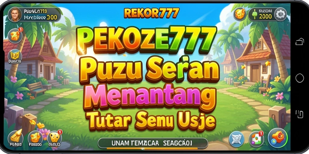 Tampilan gameplay seru dalam REKOR777 yang menantang.