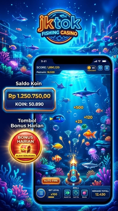 Fitur pencarian aplikasi di jktok yang cepat dan responsif.